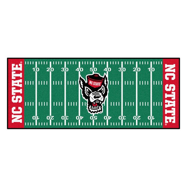 NC State Football Runner 30x70-inch